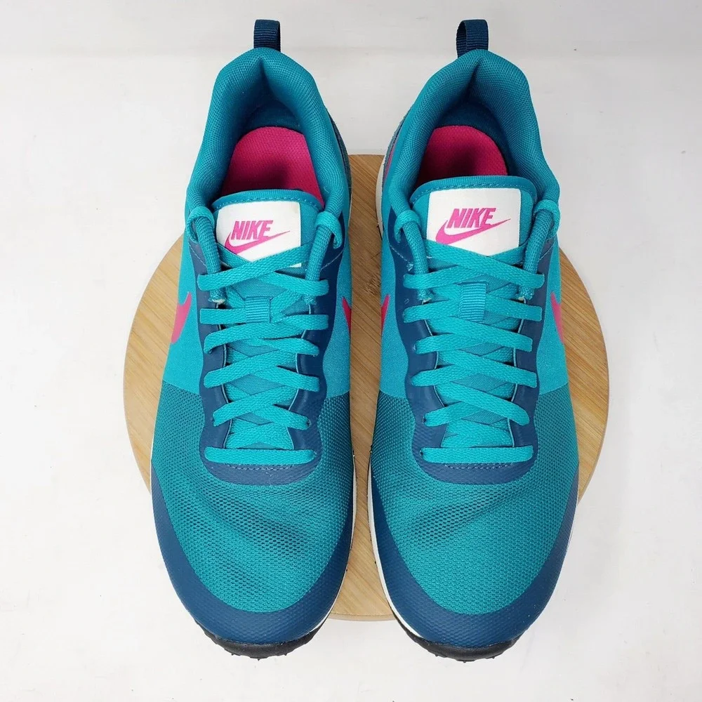 Nike Elite‎ Shinsen Shoes Womens 9 Aqua Blue Green Retro Athletic Sneakers